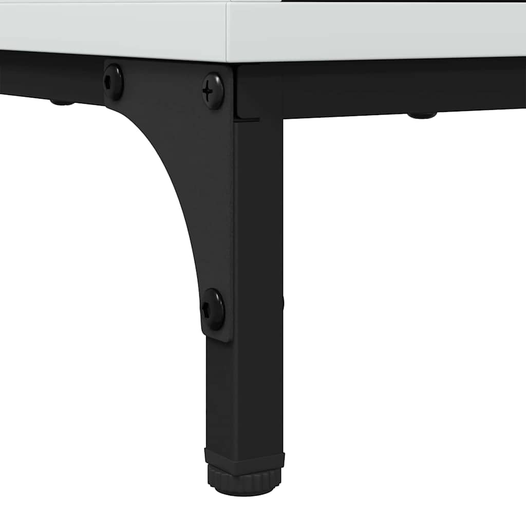 Tables de chevet 2 pcs Blanc brillant 49 x 36 x 61 cm XIOS