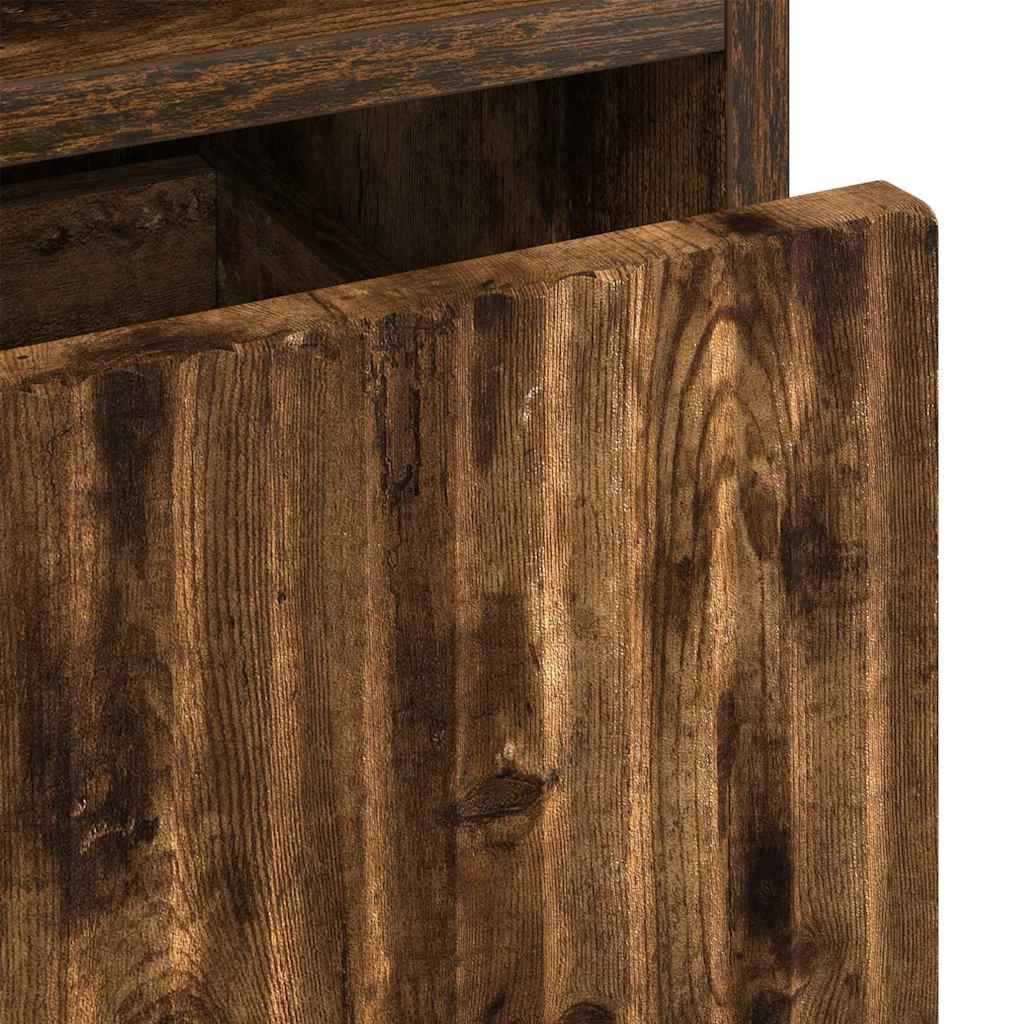 Table de chevet Chêne fumé 49 x 36 x 61 cm Bois d'ingénierie XIOS