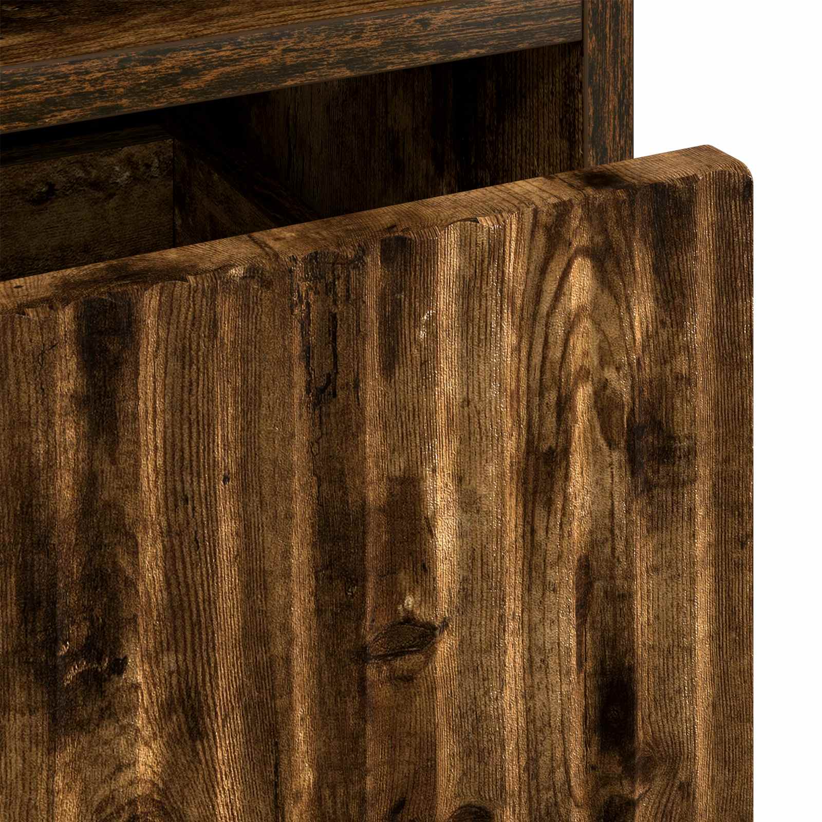Cabinet de chevet Chêne fumé 49 x 36 x 61 cm Bois d'ingénierie - XIOS