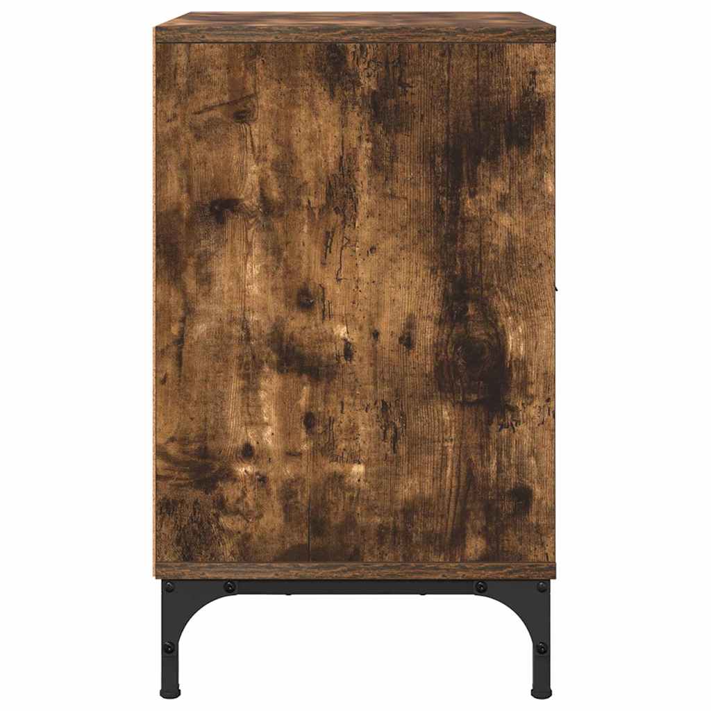 Table de chevet Chêne fumé 49 x 36 x 61 cm Bois d'ingénierie XIOS