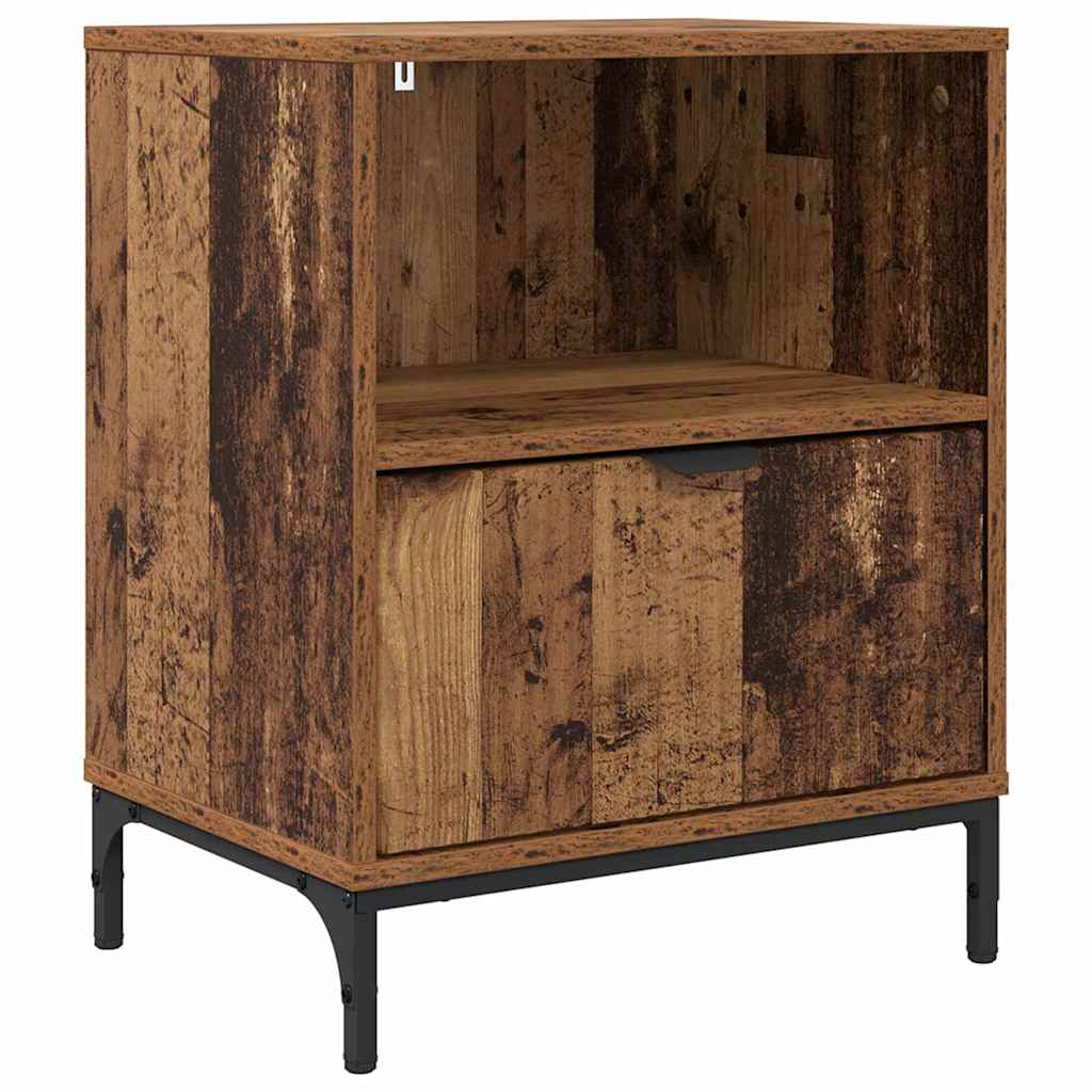 Table de chevet Bois ancien 49 x 36 x 61 cm Bois d'ingénierie XIOS