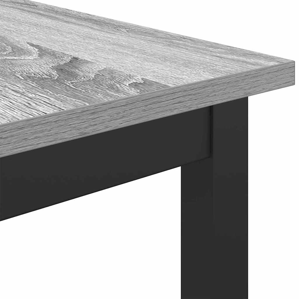 table Gris Sonoma 100 x 50 x 90,5 cm Bois d'ingénierie et acier - XIOS