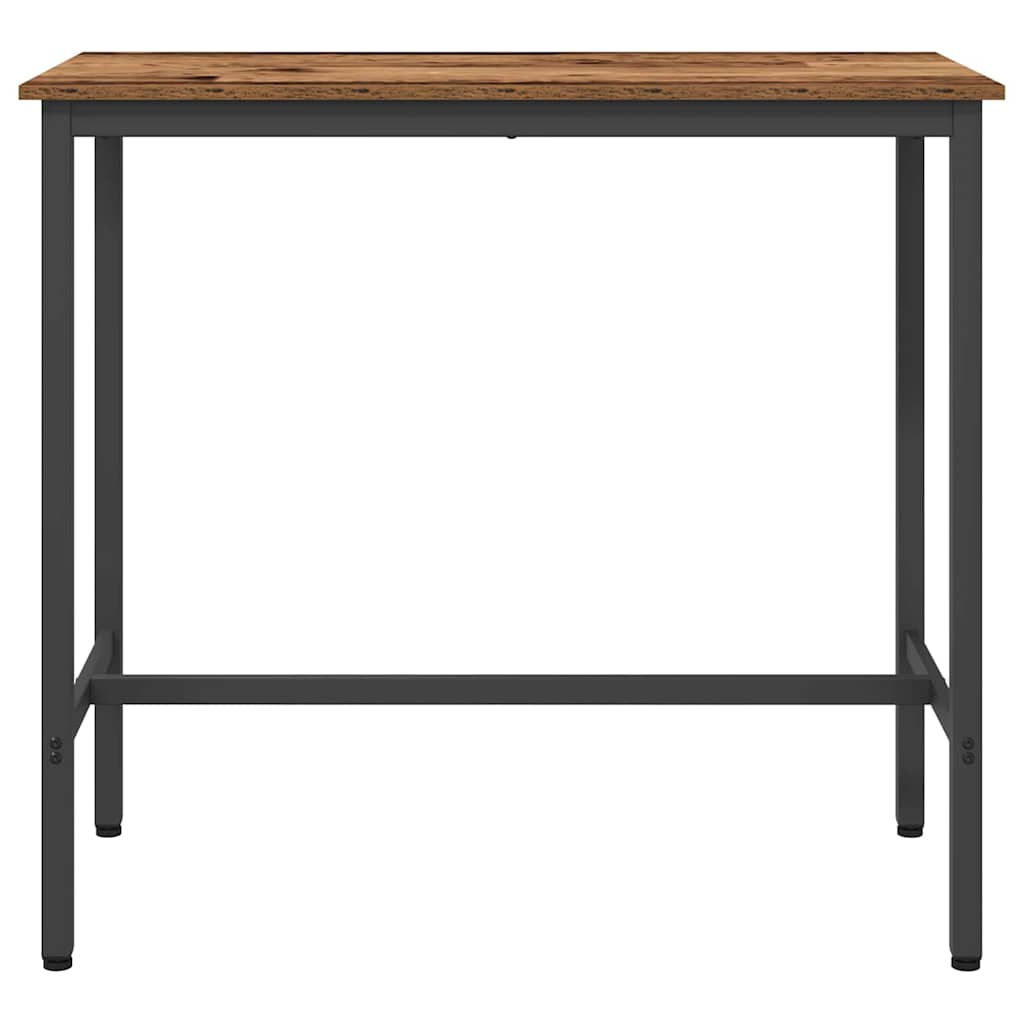 table Bois ancien 100 x 50 x 90,5 cm Bois d'ingénierie et acier - XIOS