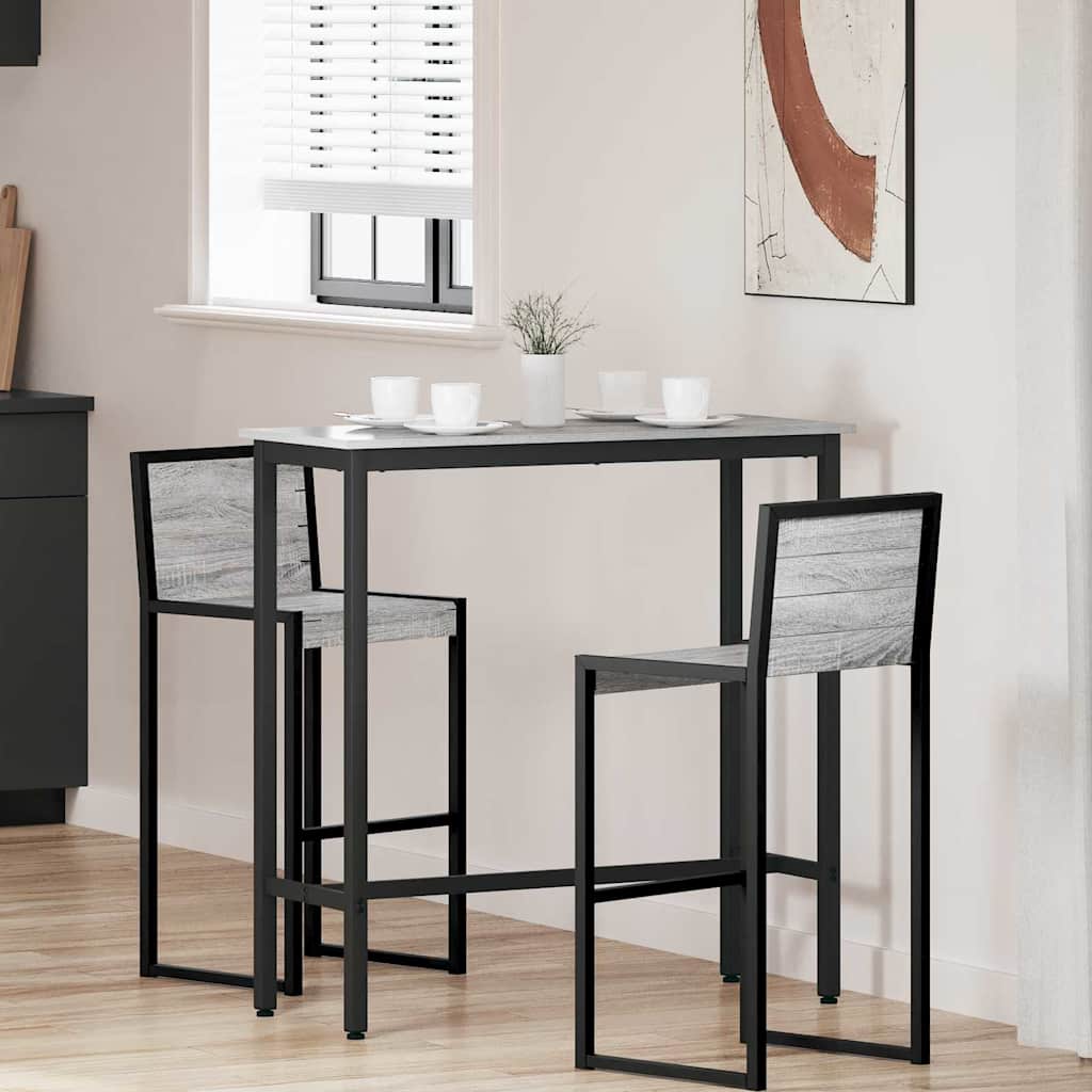table Gris Sonoma 100 x 40 x 100,5 cm - XIOS