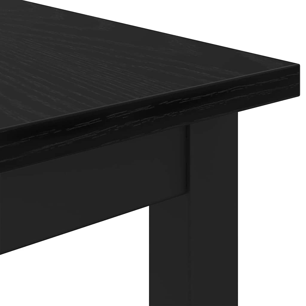 table Chêne noir 100 x 50 x 76,5 cm Bois d'ingénierie et acier - XIOS