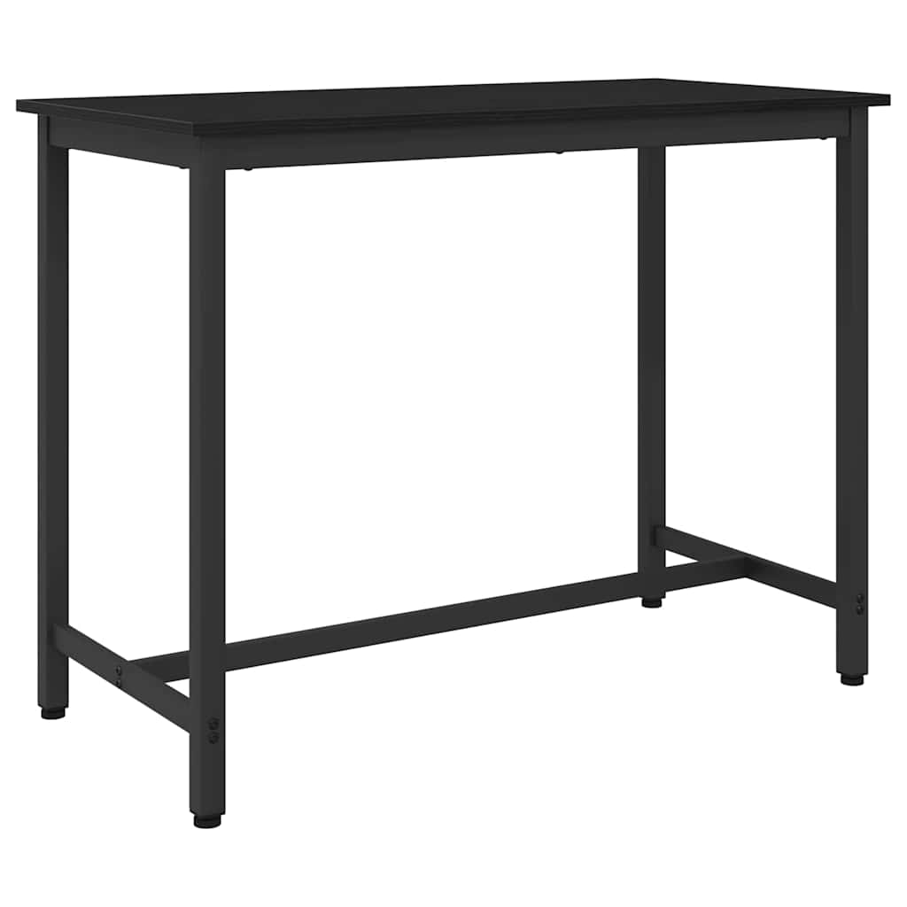 table Chêne noir 100 x 50 x 76,5 cm Bois d'ingénierie et acier - XIOS
