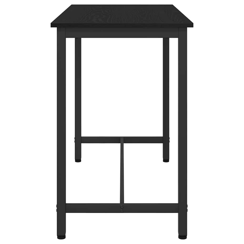 table Chêne noir 100 x 50 x 76,5 cm Bois d'ingénierie et acier - XIOS