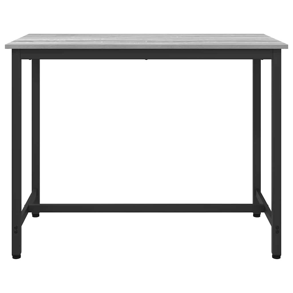 table Gris Sonoma 100 x 50 x 76,5 cm Bois d'ingénierie et acier - XIOS