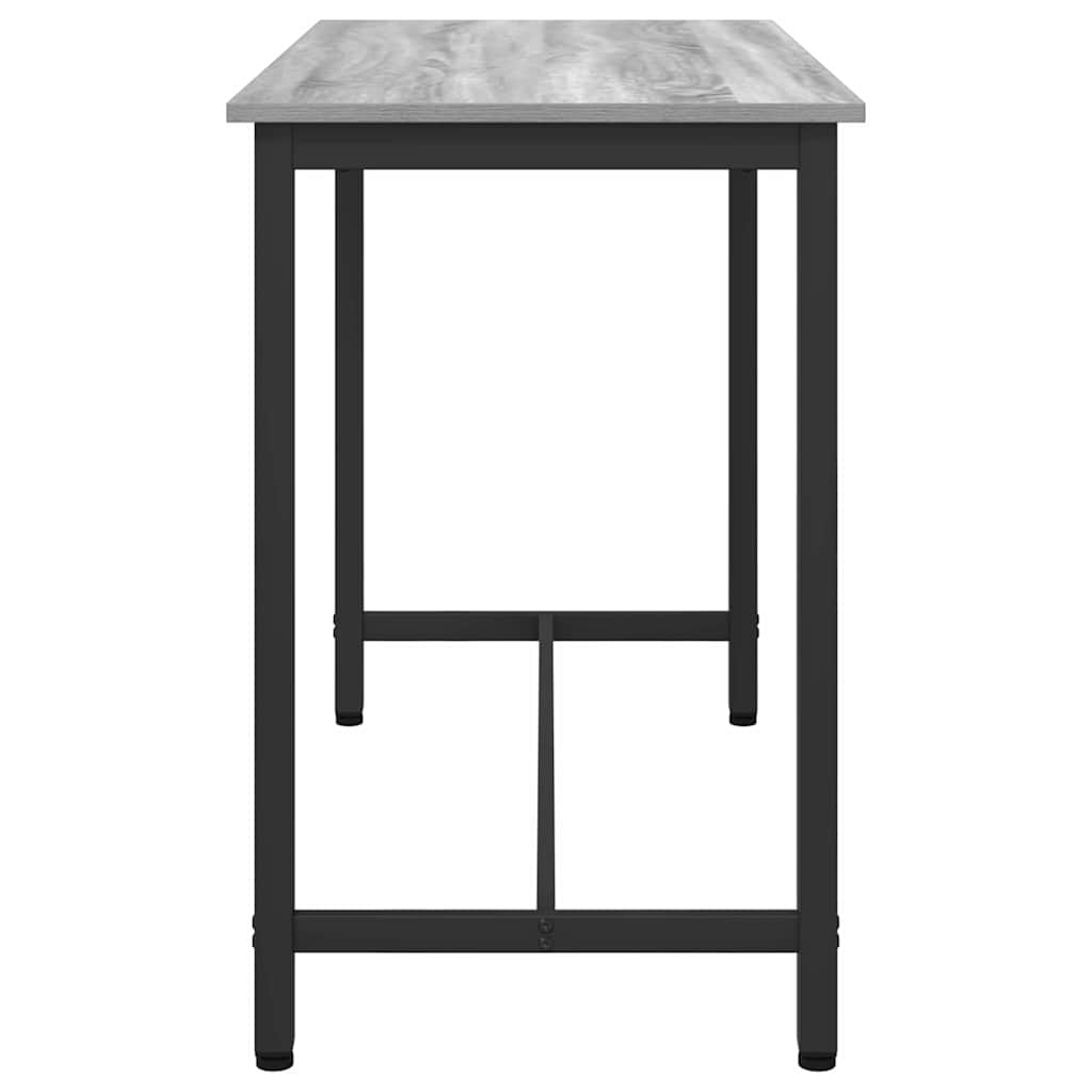 table Gris Sonoma 100 x 50 x 76,5 cm Bois d'ingénierie et acier - XIOS