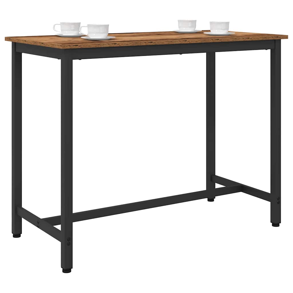 table Bois ancien 100 x 50 x 76,5 cm Bois d'ingénierie et acier - XIOS