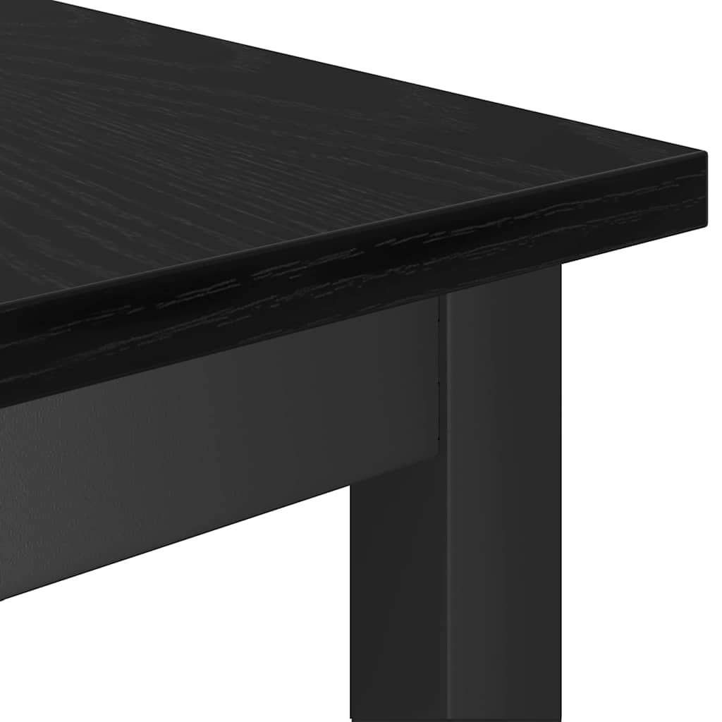 Banc de salle à manger 2 pcs Chêne noir 100 x 32,5 x 48,5 cm - XIOS