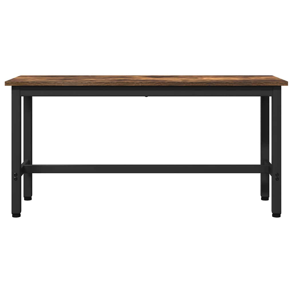 Banc de salle à manger 2 pcs Chêne fumé 100 x 32,5 x 48,5 cm - XIOS