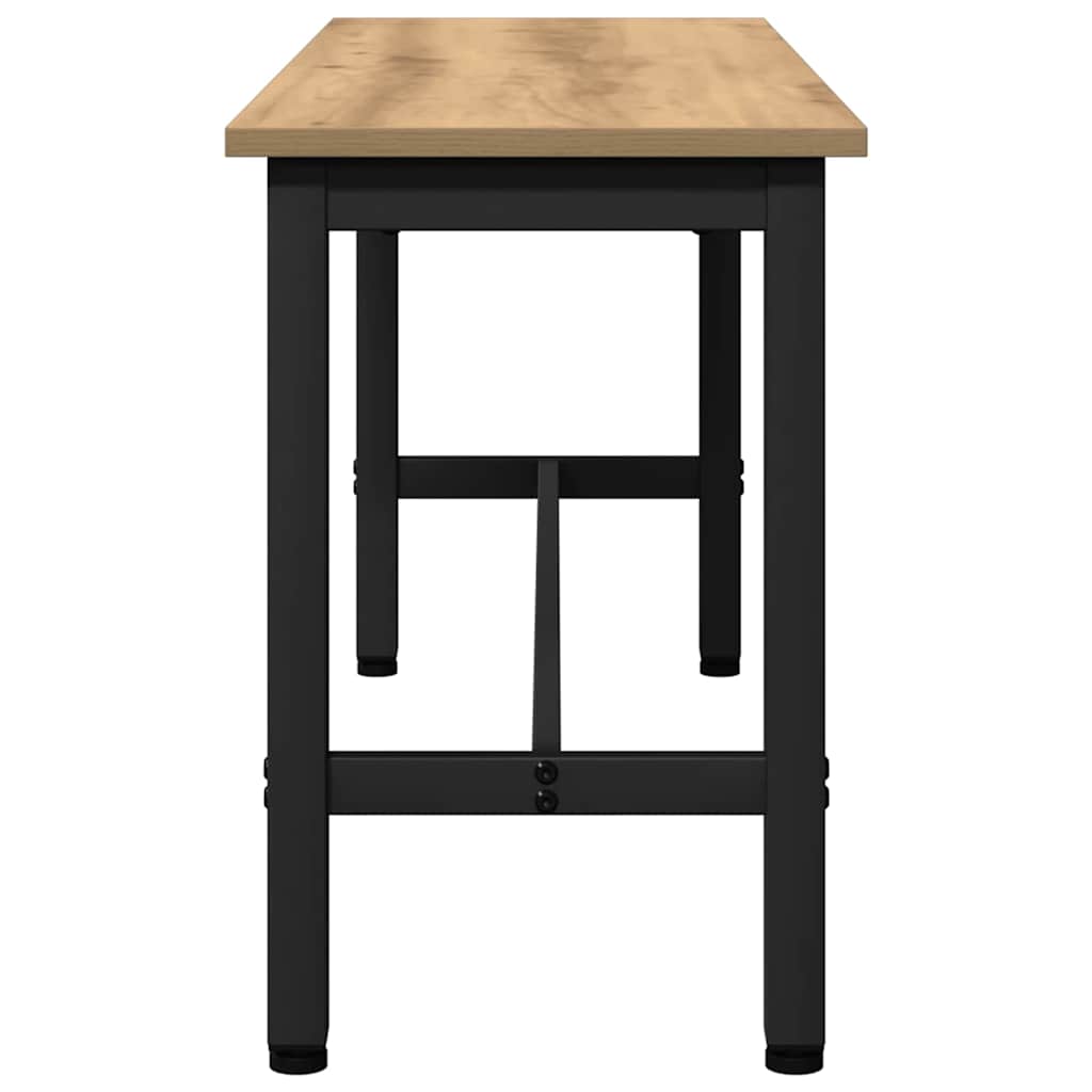 Banc de salle à manger 2 pcs Chêne artisanal - XIOS