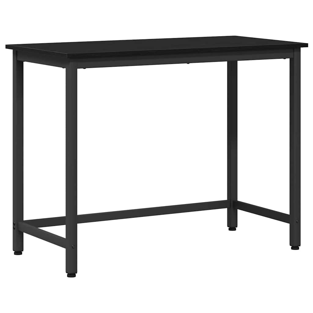 table Chêne noir 80 x 50 x 76,5 cm Bois d'ingénierie et acier - XIOS