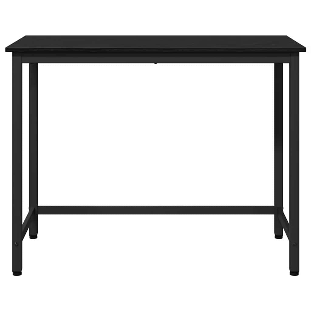table Chêne noir 80 x 50 x 76,5 cm Bois d'ingénierie et acier - XIOS