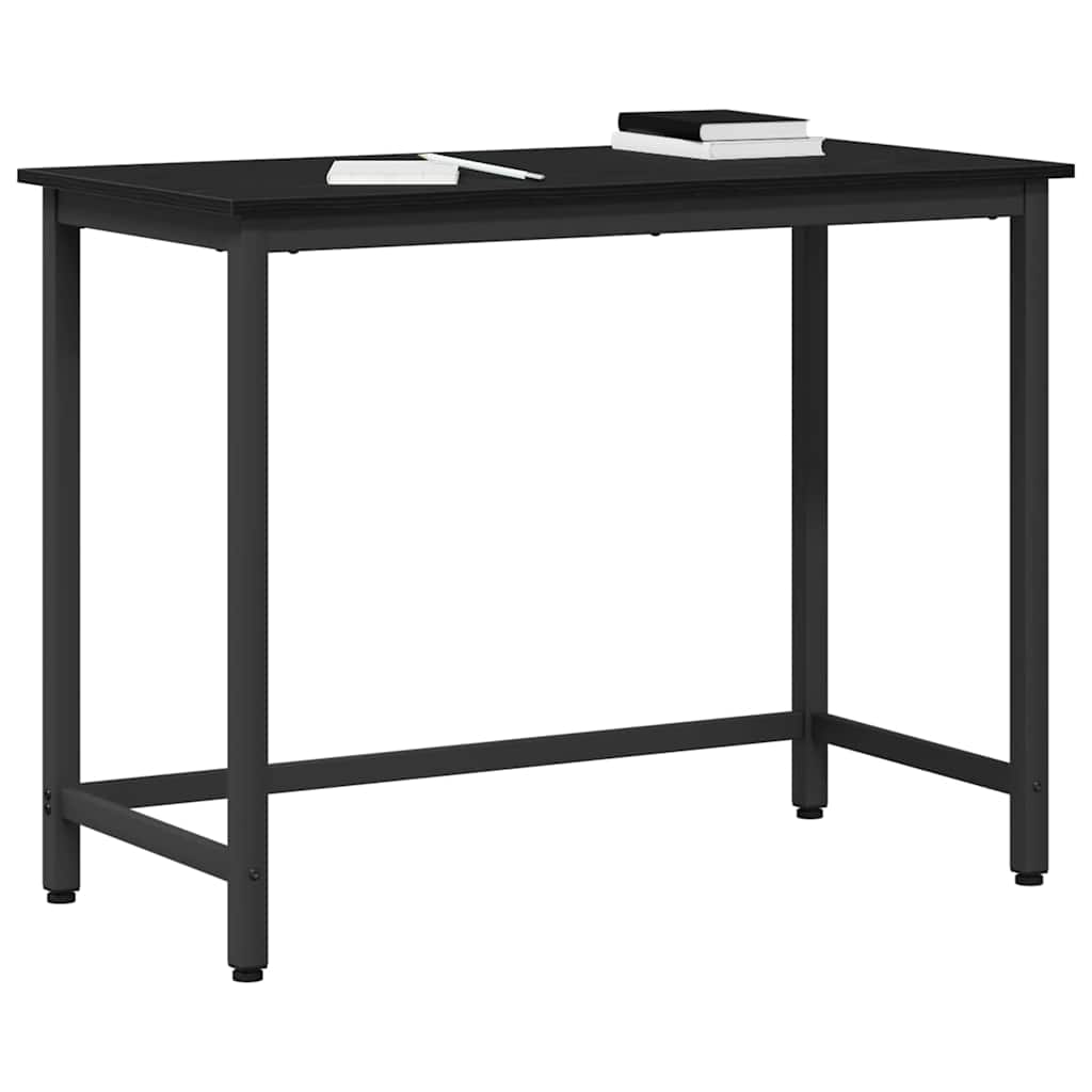 table Chêne noir 80 x 50 x 76,5 cm Bois d'ingénierie et acier - XIOS
