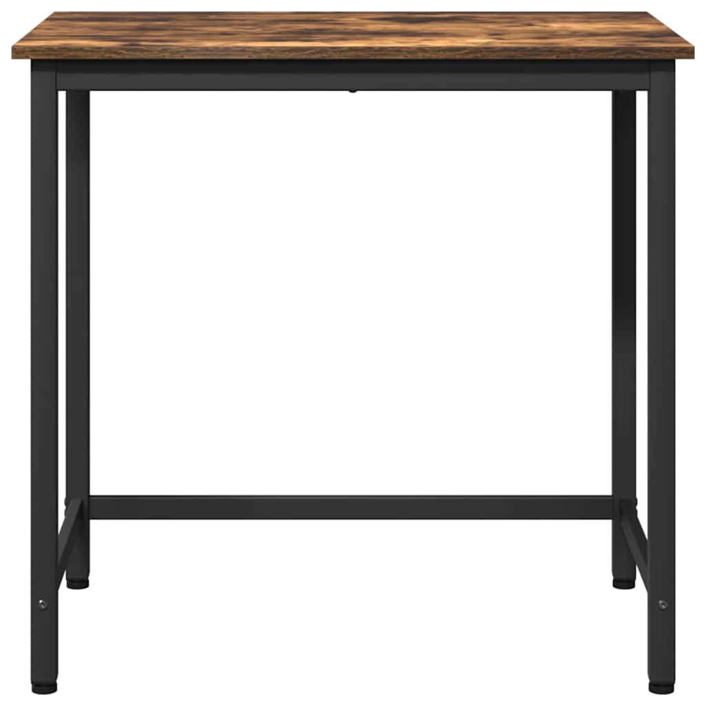 table Chêne fumé 100 x 50 x 76,5 cm Bois d'ingénierie et acier - XIOS