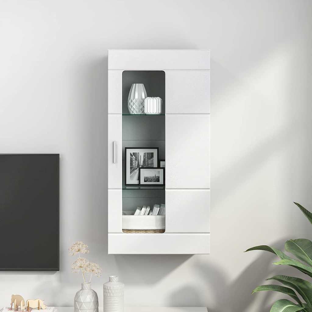 Meuble mural Blanc 55 x 29 x 100 cm Bois d'ingénierie - XIOS