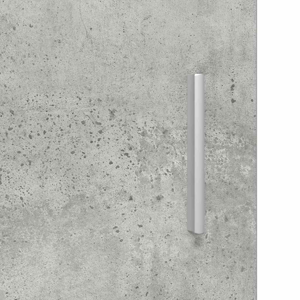 Meuble mural Gris béton 55 x 29 x 100 cm Bois d'ingénierie - XIOS