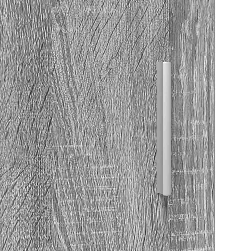 Meuble mural Sonoma gris 55 x 29 x 100 cm Bois d'ingénierie - XIOS