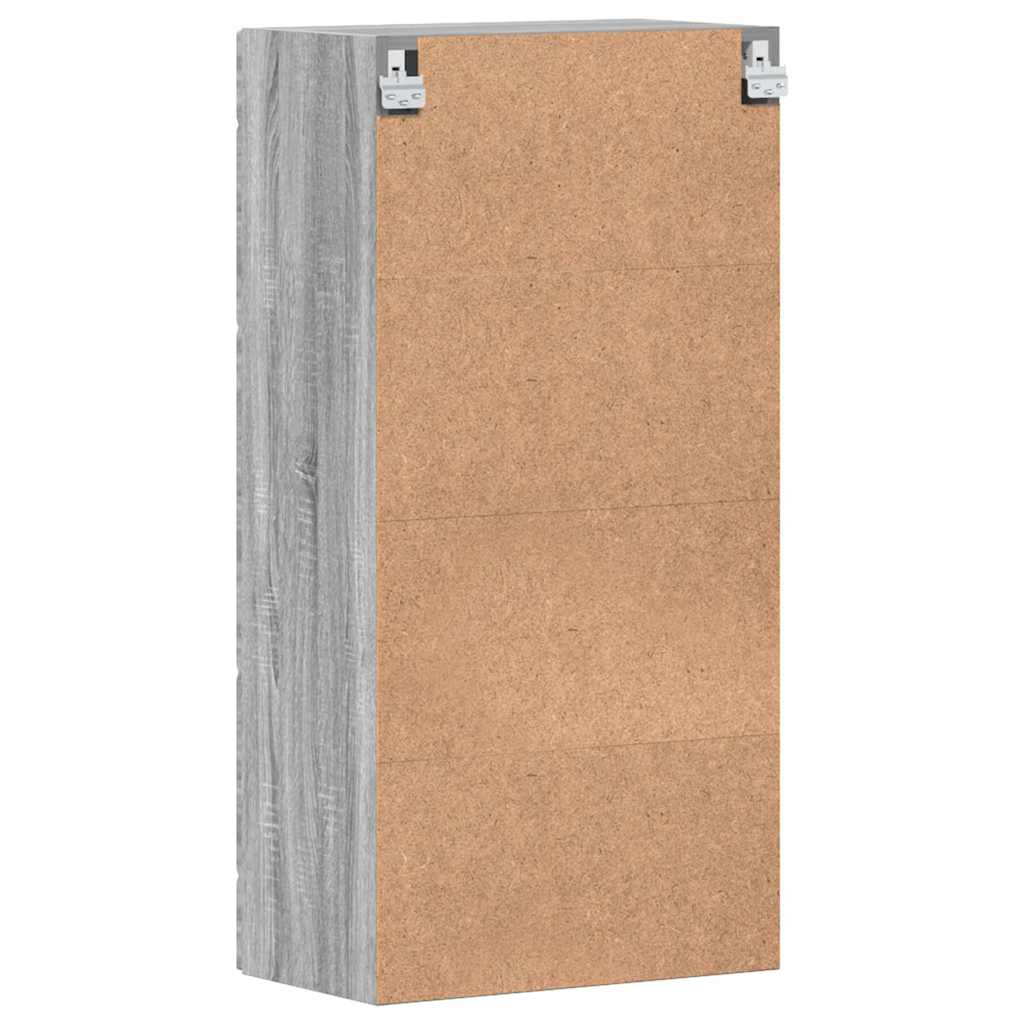 Meuble mural Sonoma gris 55 x 29 x 100 cm Bois d'ingénierie - XIOS