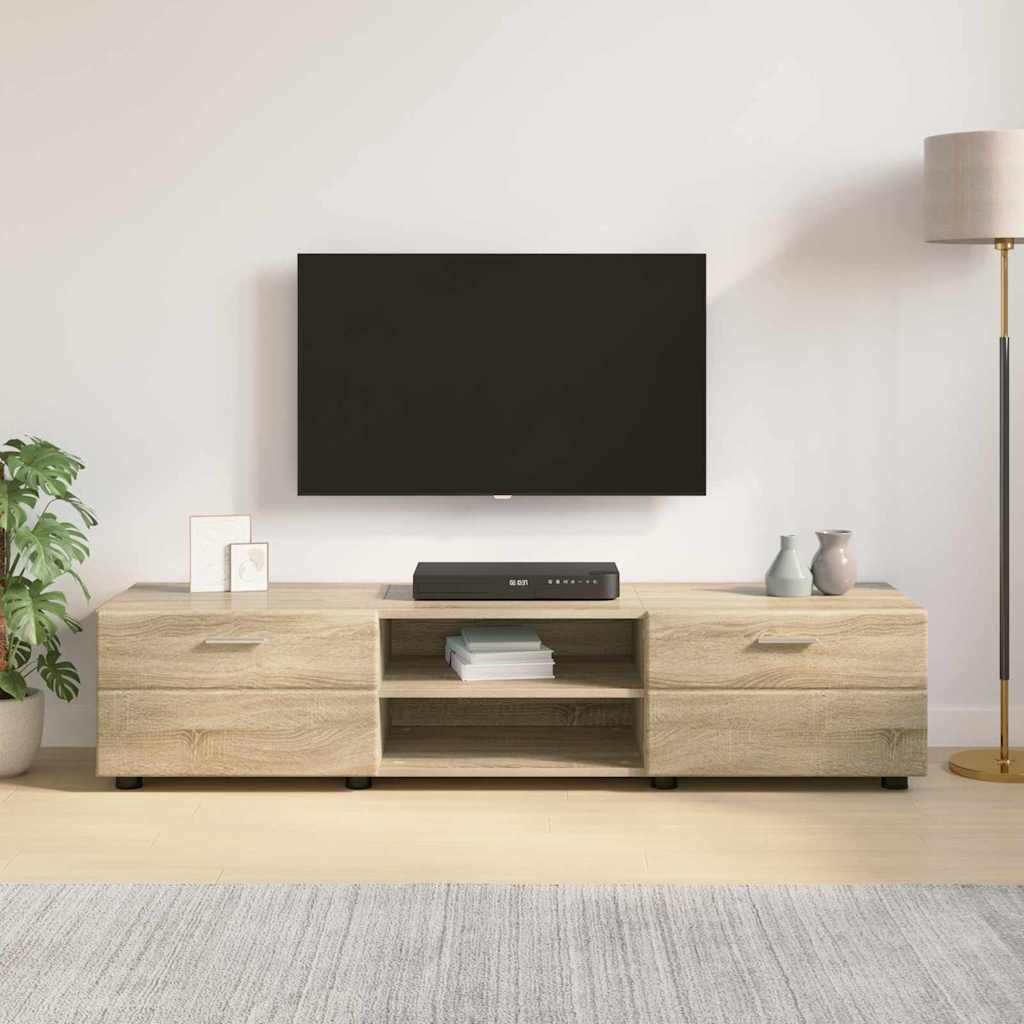 Meuble TV Chêne sonoma 150 x 39 x 30 cm Bois d'ingénierie - XIOS