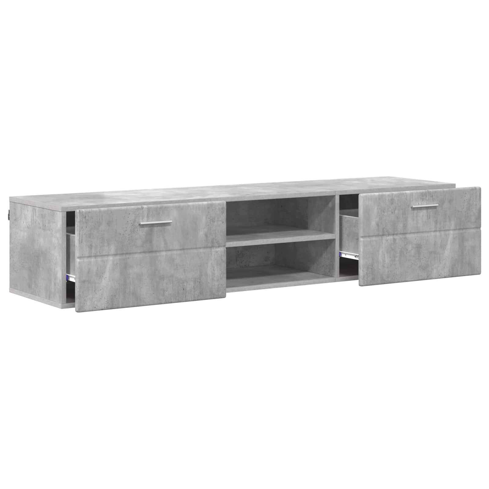 Cabinet en Bois avec tiroir Blanc brillant 150 x 39 x 30 cm - XIOS