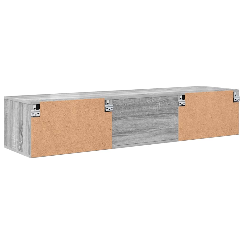 Meuble TV Sonoma gris 150 x 39 x 30 cm Bois d'ingénierie - XIOS