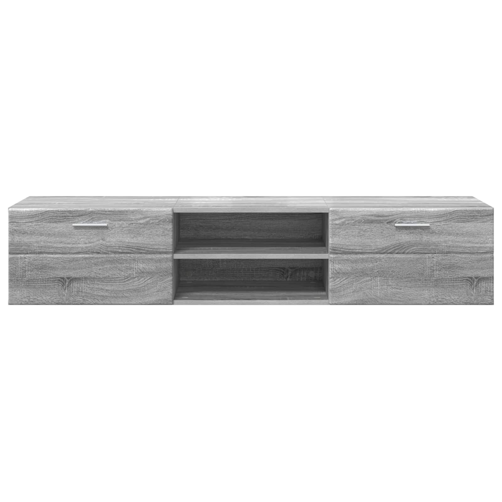 Cabinet en Bois Gris Sonoma 150 x 39 x 30 cm Bois d'ingénierie - XIOS