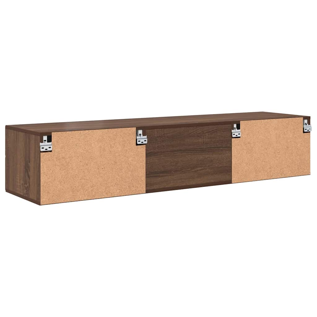 Meuble TV Chêne marron 150 x 39 x 30 cm Bois d'ingénierie - XIOS