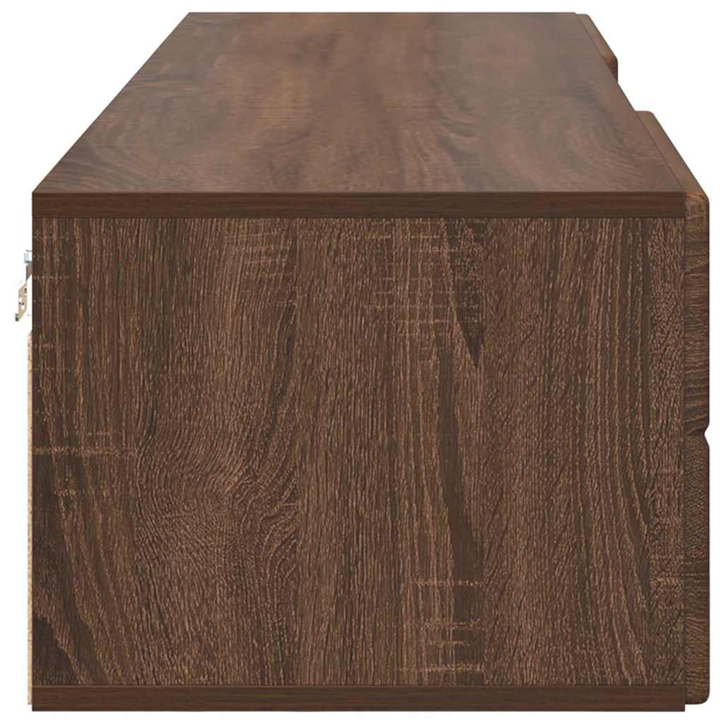 Meuble TV Chêne marron 150 x 39 x 30 cm Bois d'ingénierie - XIOS
