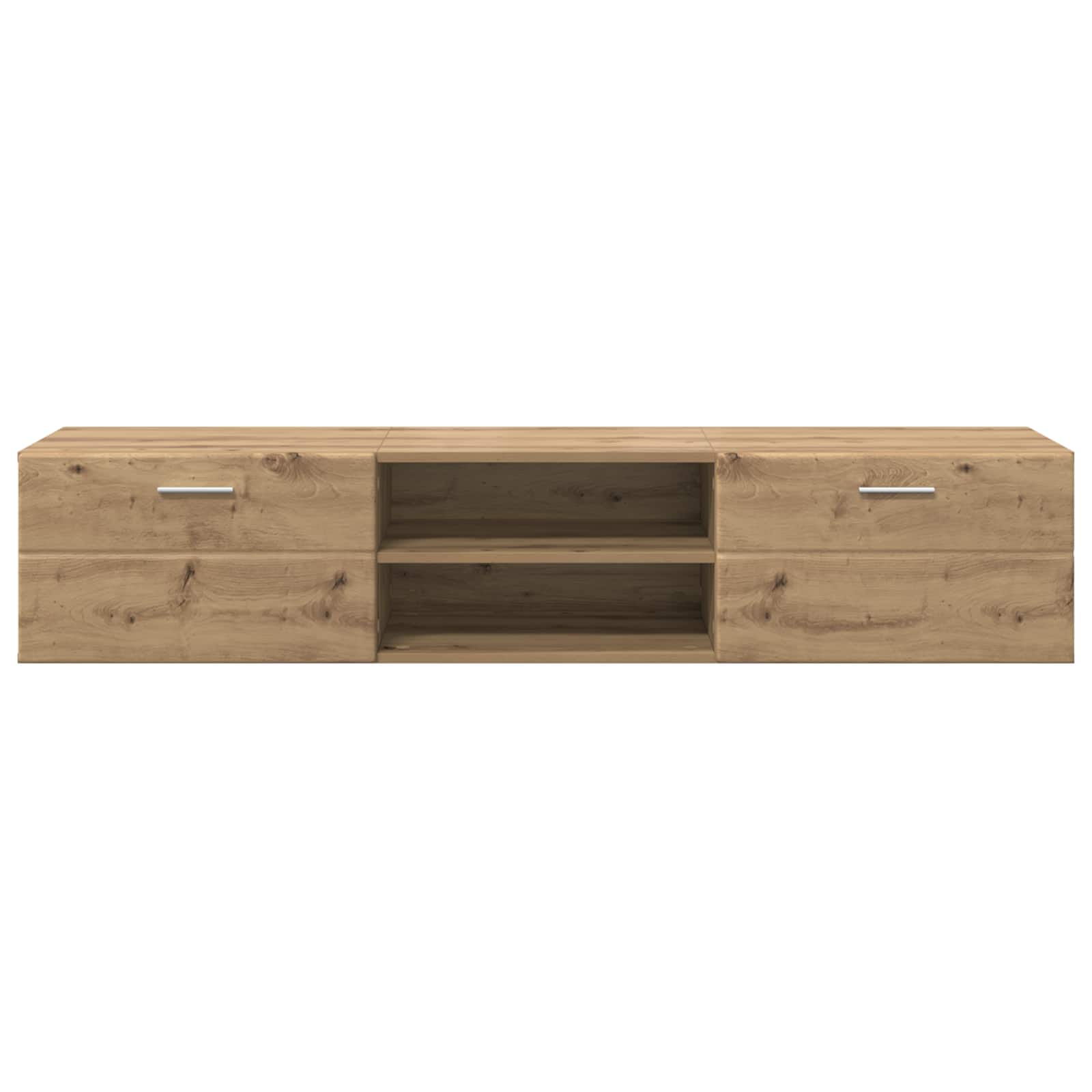 Cabinet en Bois avec tiroir Chêne artisanal 150 x 39 x 30 cm - XIOS