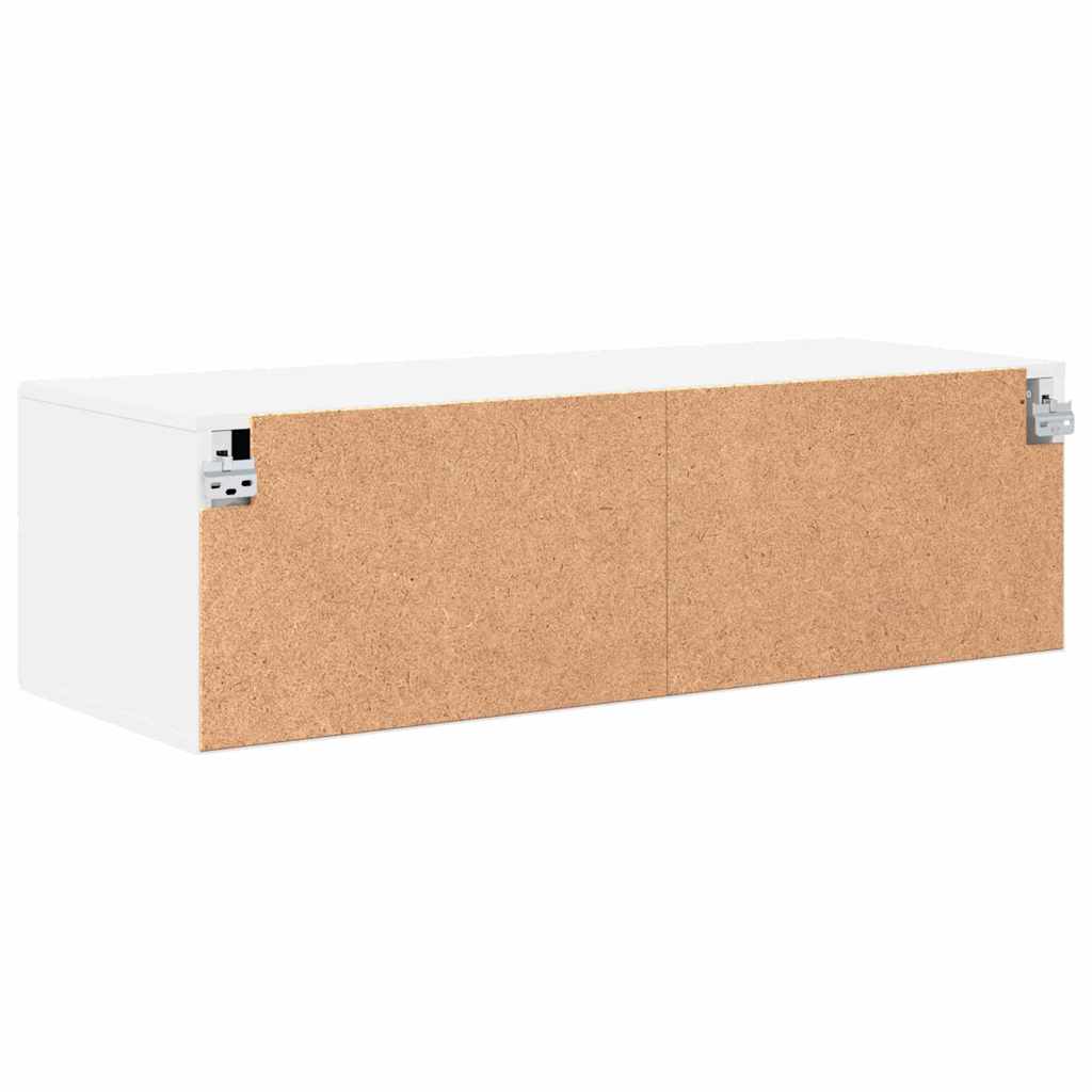 Meuble TV Blanc 100.5 x 39 x 30 cm Bois d'ingénierie XIOS