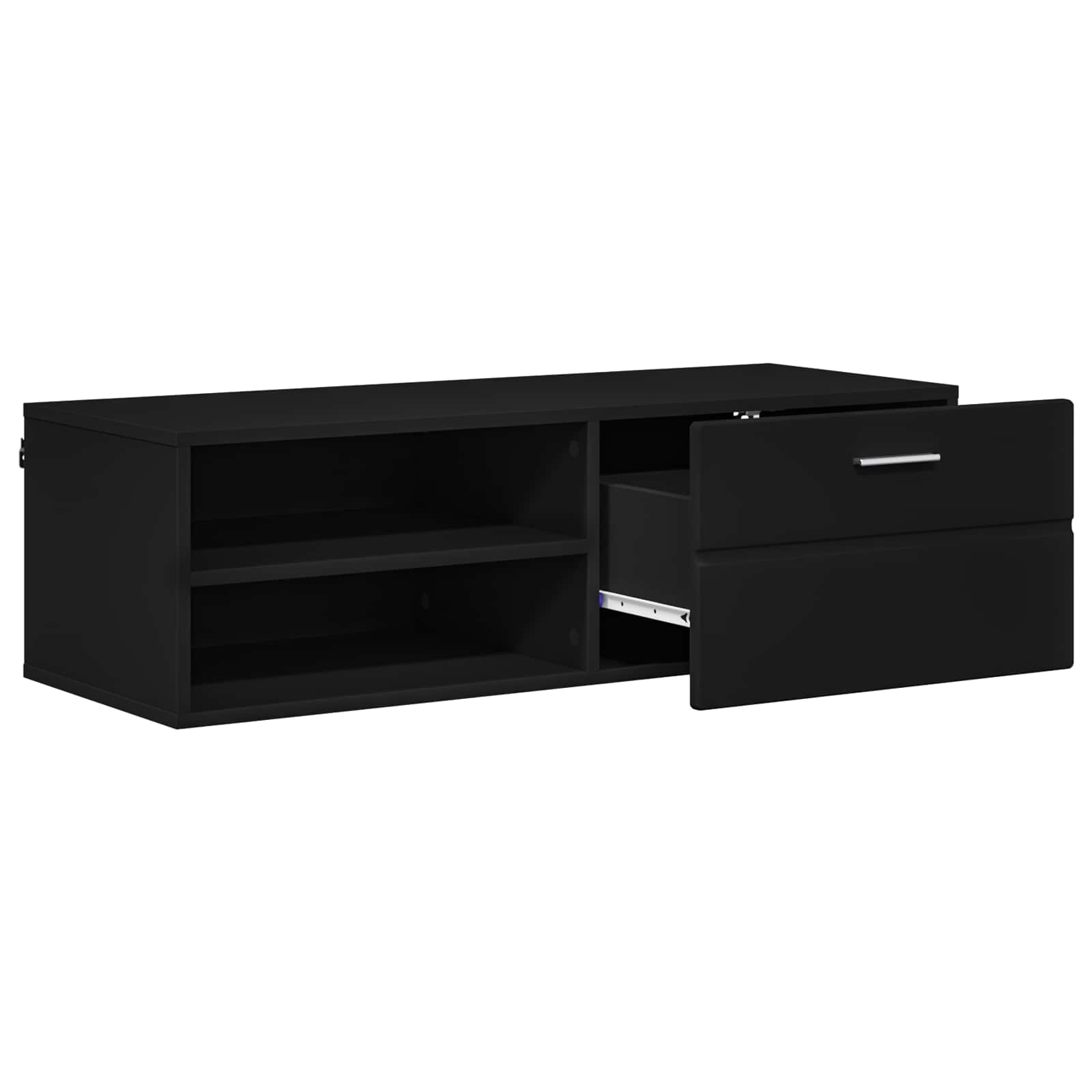 Cabinet en Bois Noir 100,5 x 39 x 30 cm Bois d'ingénierie - XIOS