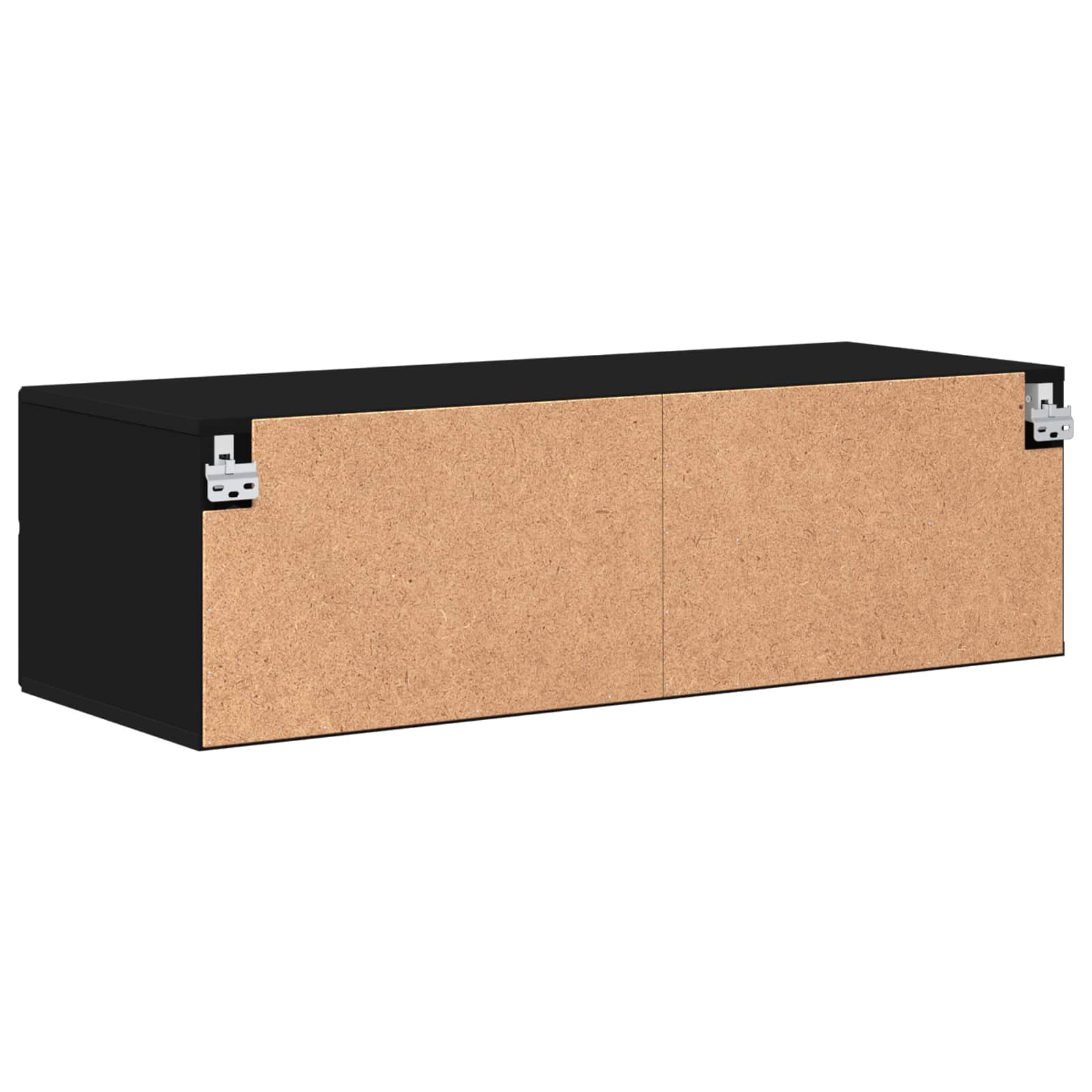 Cabinet en Bois Noir 100,5 x 39 x 30 cm Bois d'ingénierie - XIOS