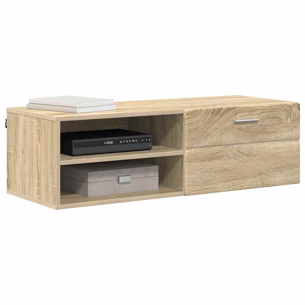Meuble TV Chêne sonoma 100.5 x 39 x 30 cm Bois d'ingénierie - XIOS