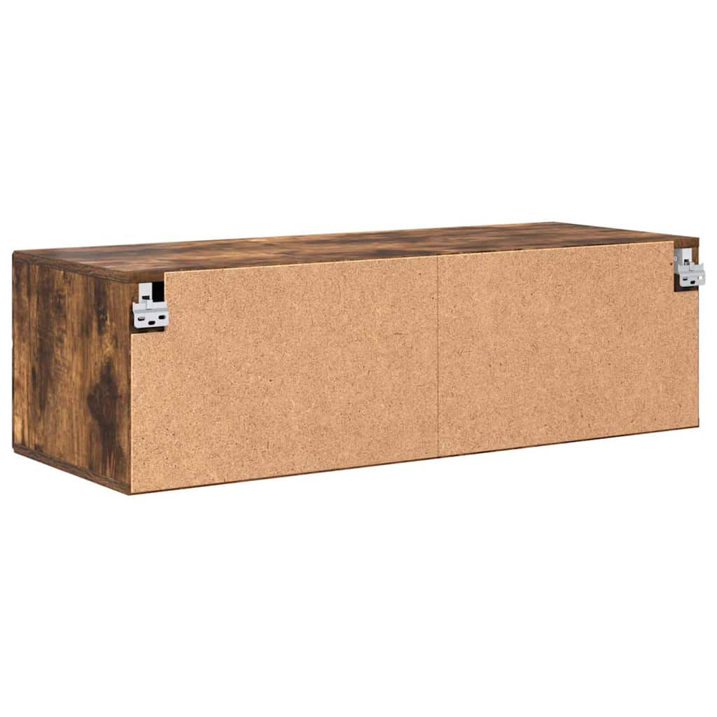 Meuble TV Chêne fumé 100.5 x 39 x 30 cm Bois d'ingénierie - XIOS