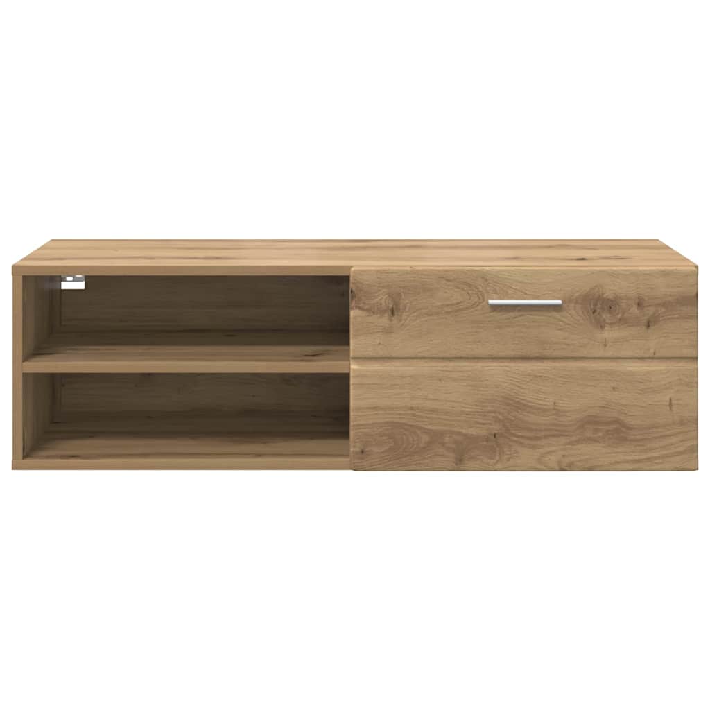 Meuble TV chêne artisanal 100.5 x 39 x 30 cm Bois d'ingénierie - XIOS