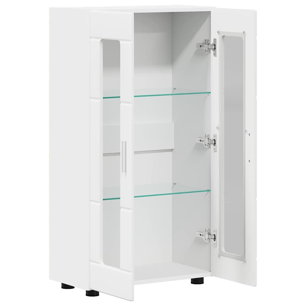 Buffet avec étagère Blanc 55,5 x 29 x 100 cm Bois d'ingénierie - XIOS