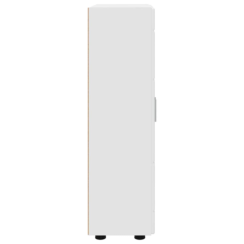 Buffet avec étagère Blanc 55,5 x 29 x 100 cm Bois d'ingénierie - XIOS