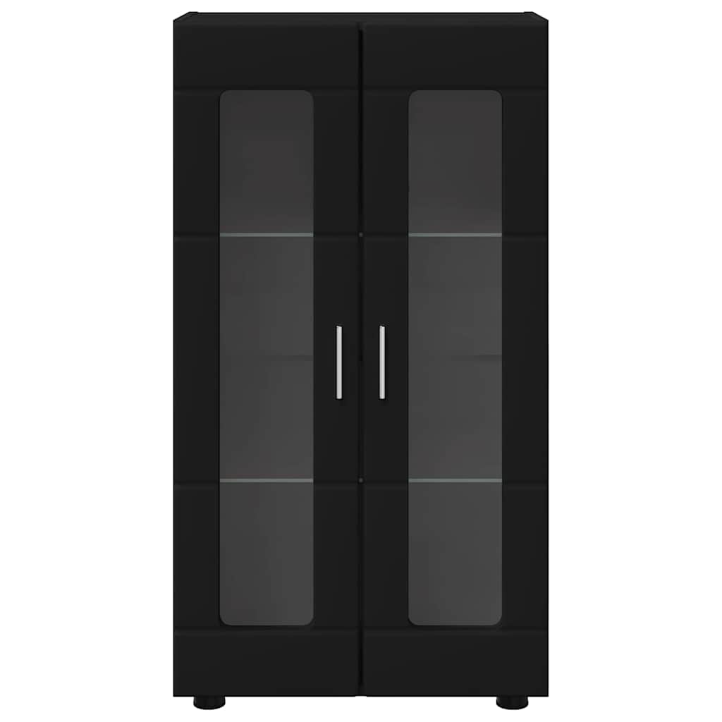 Buffet avec étagère Noir 55,5 x 29 x 100 cm Bois d'ingénierie - XIOS