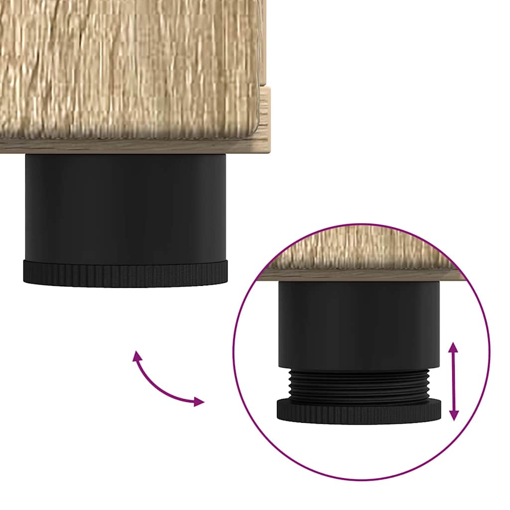 Buffet Chêne Sonoma 55,5 x 29 x 100 cm Bois d'ingénierie - XIOS