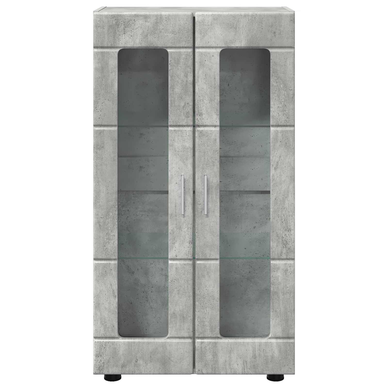 Buffet FLORIN Gris béton 55,5 x 29 x 100 cm Bois d'ingénierie