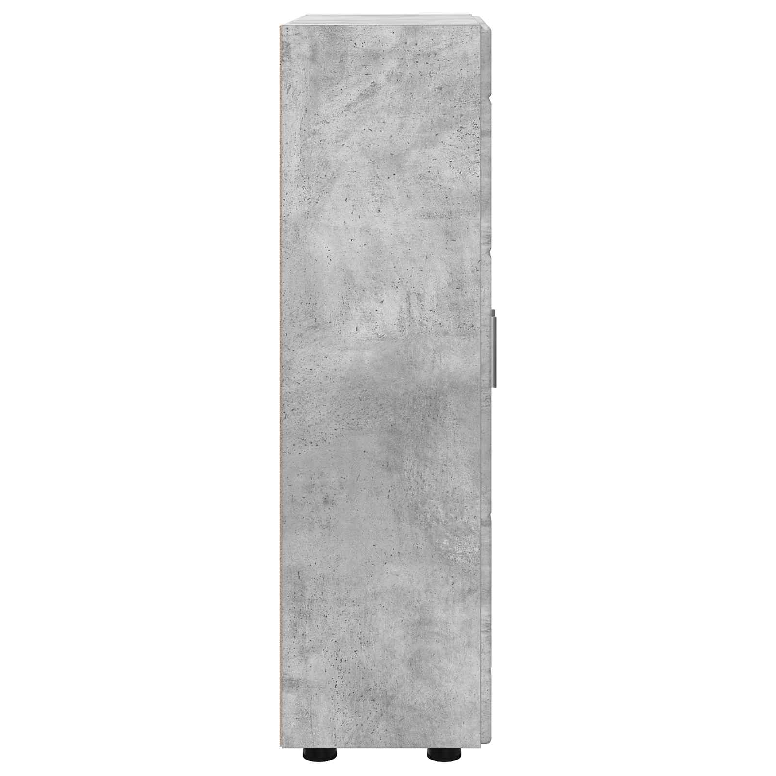 Buffet FLORIN Gris béton 55,5 x 29 x 100 cm Bois d'ingénierie