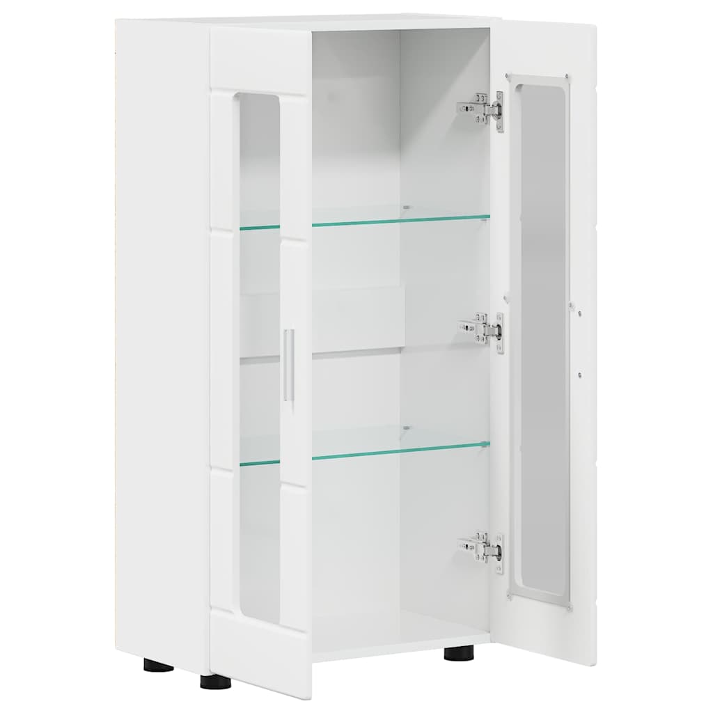 Buffet Blanc brillant 55,5 x 29 x 100 cm Bois d'ingénierie - XIOS