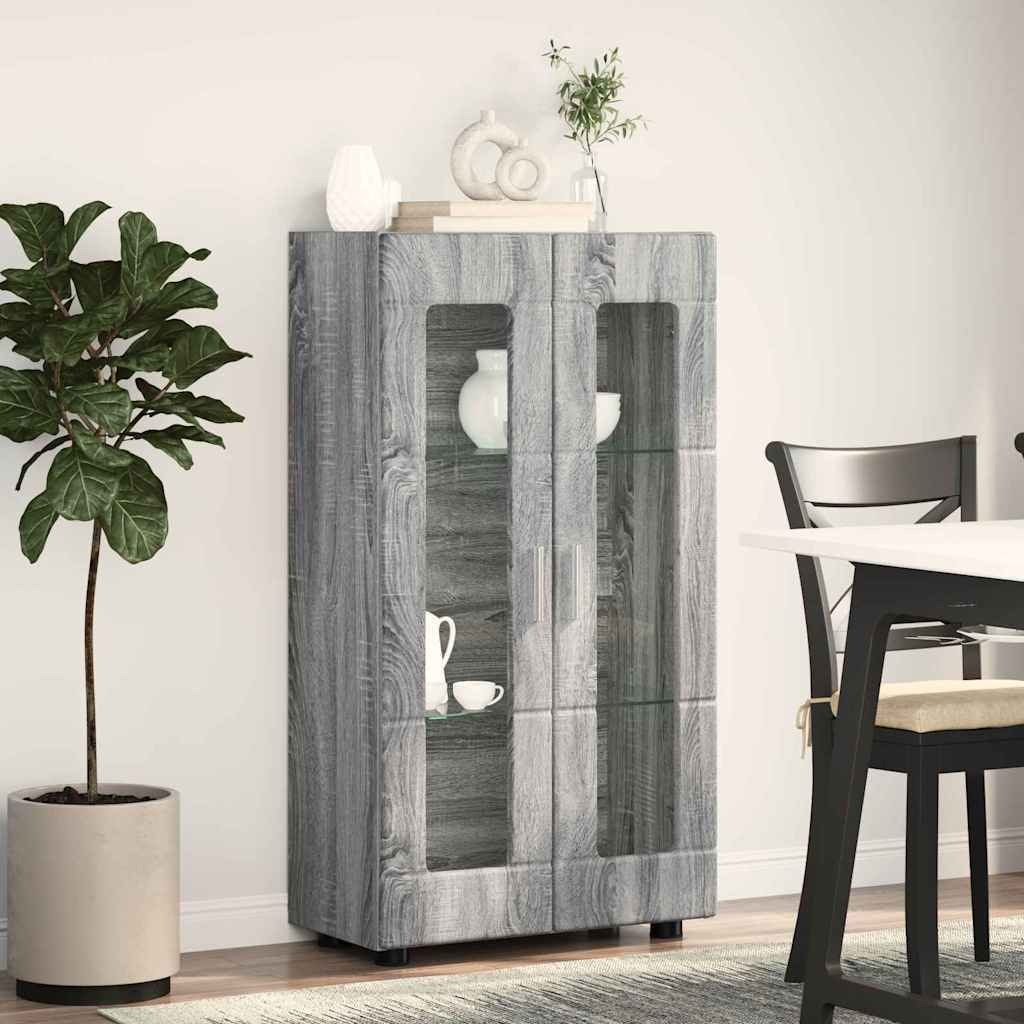 Buffet Gris Sonoma 55,5 x 29 x 100 cm Bois d'ingénierie - XIOS