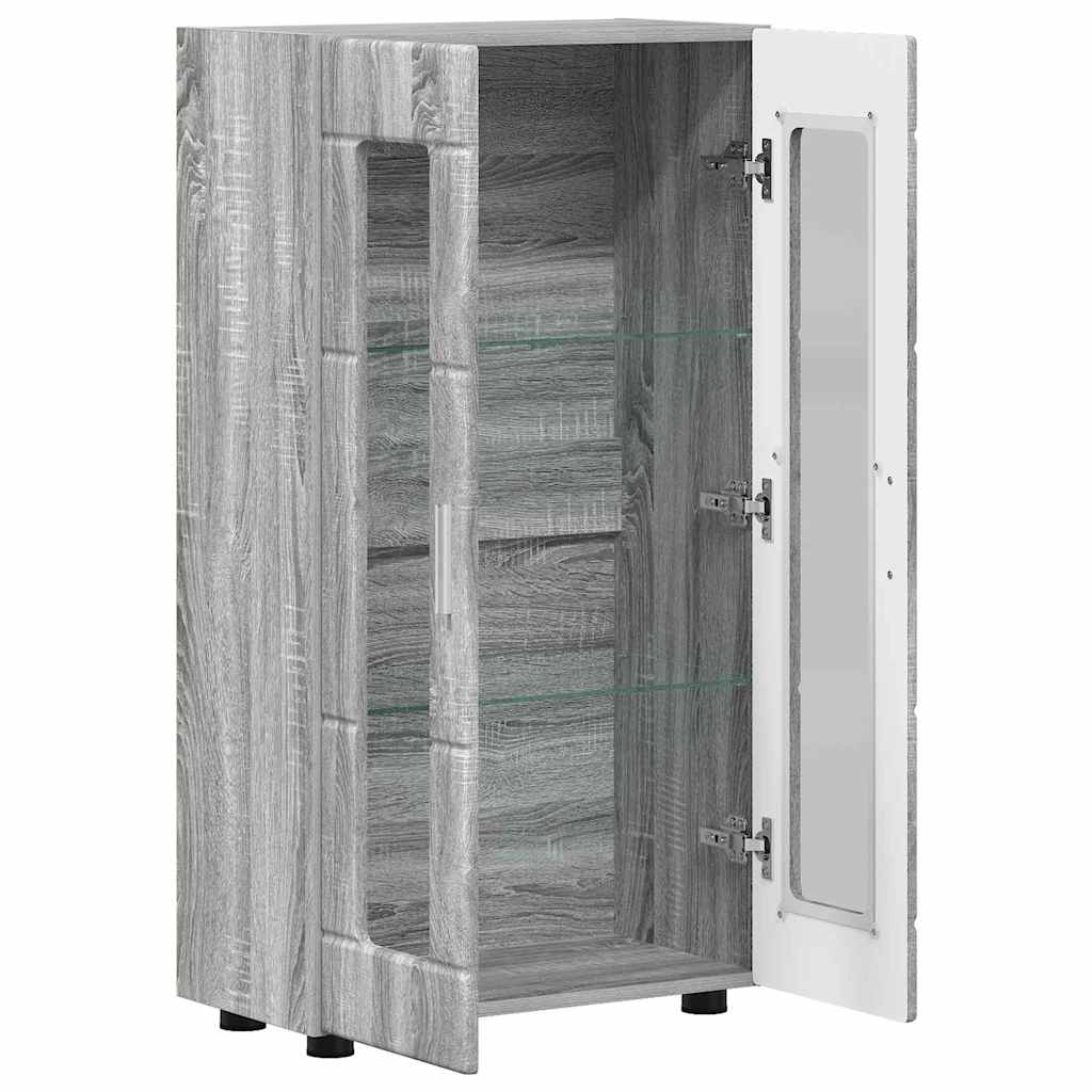 Buffet Gris Sonoma 55,5 x 29 x 100 cm Bois d'ingénierie - XIOS