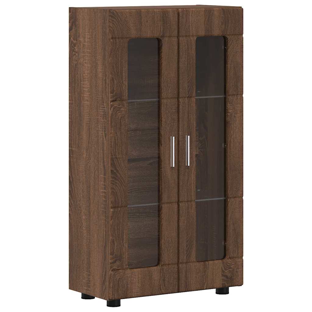 Buffet Chêne brun 55,5 x 29 x 100 cm Bois d'ingénierie - XIOS