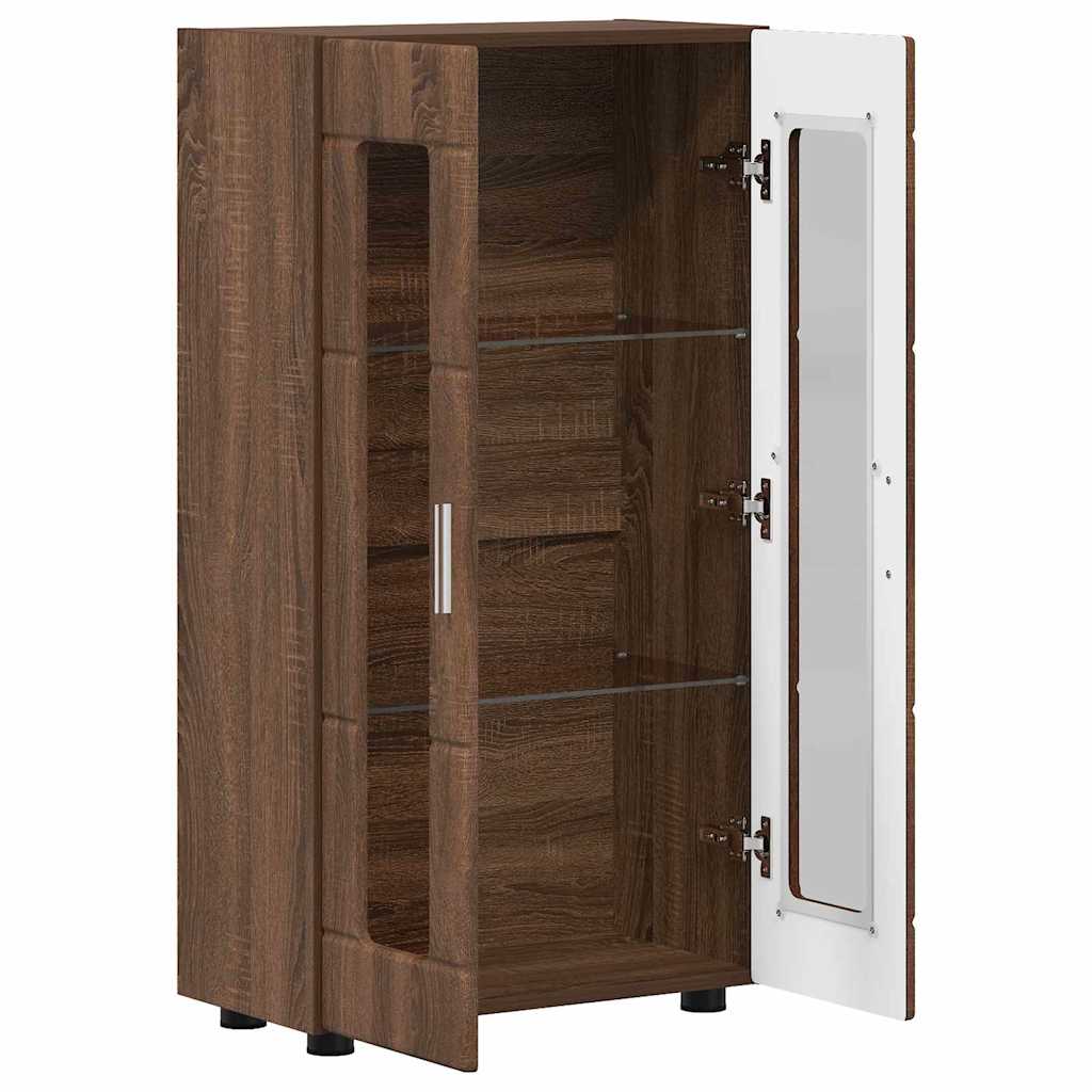 Buffet Chêne brun 55,5 x 29 x 100 cm Bois d'ingénierie - XIOS