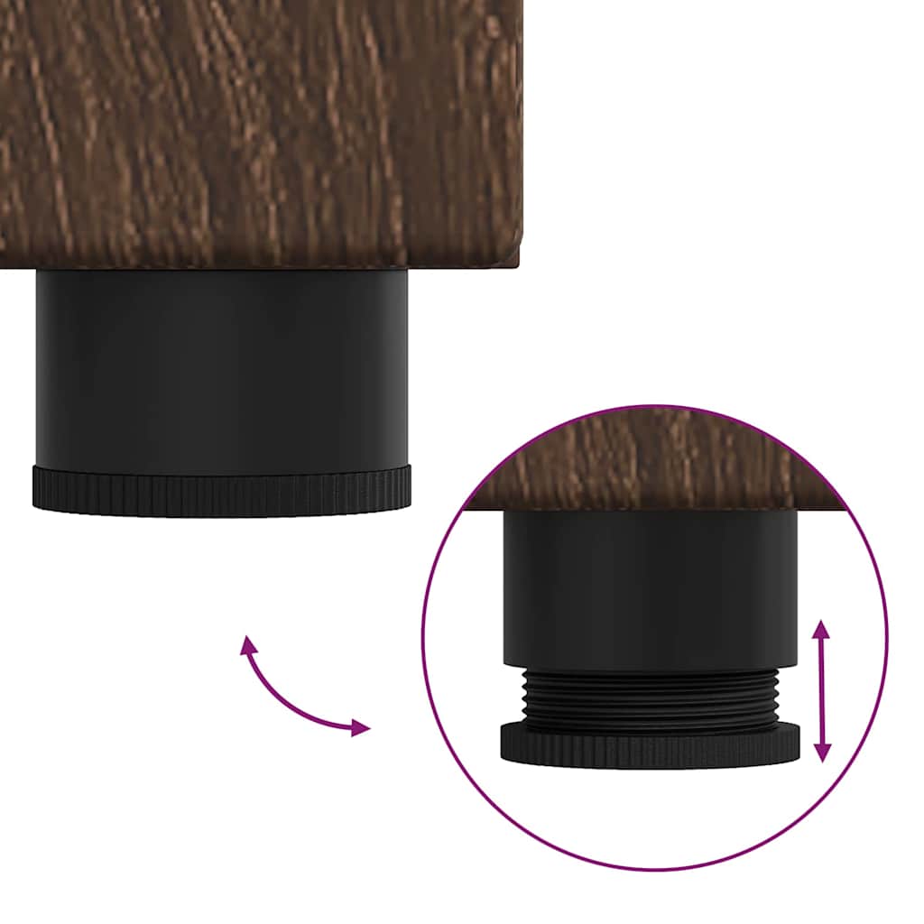 Buffet Chêne brun 55,5 x 29 x 100 cm Bois d'ingénierie - XIOS